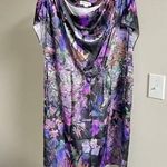 Diesel NWOT  Women Floral Midi Dress Oversized Size M Pocket Photo 0