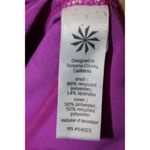 Athleta Womens  Ready Set Shorts Purple Silver Reflective Running Athletic Size M Photo 4