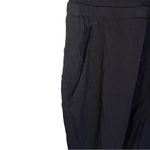 Loft Black XS Jumpsuit V Neck Oversized Sleeveless Ruched Shoulders Minimalist Photo 3