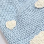 Cider HEART KNIT HALTER CROP CAMI TOP Photo 1