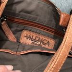 Vilenca Brown Leather Basketweave Backpack Photo 5