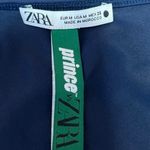 ZARA x Prince Navy Blue Sleeveless Square Neck Athletic Crop Tank Top Size M Photo 3