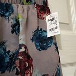 Charlotte Russe Pull On Hi Low Skirt Multi Color Patterned Flower Sz M Small NWT Photo 3