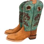 Circle G  by Corral Women's Honey & Turquoise Cowboy Boots New in Box Size 11 Photo 7