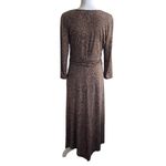 Robbie Bee VTG  Maxi Dress Women 10 High Ruched Waist Ditsy Print Modest Retro‎ Photo 2