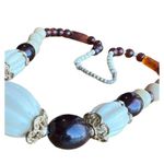 Women's Vintage Bakelite Necklace Beads 30 Inch Jewelry Bohemian Accessories Brown Photo 9