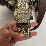 Michael Kors Authentic Natural Brown Python Rehearsal Drawstring Shoulder Bag Photo 13