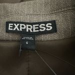 Express Studio Stretch classic corpcore pinstriped single-breasted blazer Size 6 Photo 8