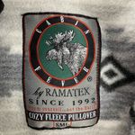 Cabin Fever Sz M Cozy Fleece 1/4 Snap Pullover Long Sleeve Striped Shirt Women’s Gray Size M Photo 1