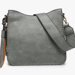 Jen & Co Nina Vegan Crossbody Purse in Olive Green Photo 1