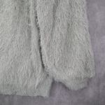 easel  Fuzzy Sweater Gray Shaggy Knit Pullover Cozy Grunge Y2K Softcore M Medium Photo 8