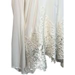 Blu Pepper Size Small Boho Tunic With Crochet Hem White Long Sleeve Photo 3