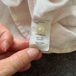 Madewell  Light Pink and White Striped button down Shirt size Small Photo 3