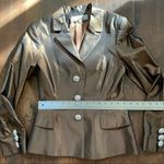 Made in France silk crepe blazer, size 36 Photo 13