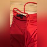 Lulus LULU’S MODERN BEAUTY RED ASYMMETRICAL COWL NECK BODYSUIT Photo 4