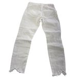 Bershka Jeans Womens 4 Distressed High Rise Button Fly Raw Hem Ripped Denim Photo 1