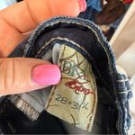 BKE Brie Flared Bootcut Trouser Style Jean Dark Wash Sequin Detail High Waist 28 Blue Photo 4