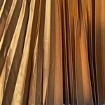 Vertigo Gold Shimmery Holiday Party Pleated Midi Skirt NWT Photo 4