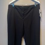 Attention New Women’s Mid Rise Modern Fit Black Slacks Unlined Size 14 NWT Photo 2