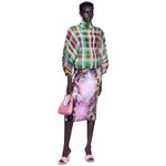 NWT BY FAR Baby Amber Fuchsia Circular Croco Embossed Leather Pink Photo 1