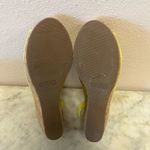 Bamboo  Vesper 10 bright yellow cork wedge sandal Photo 5