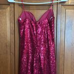 Pink Sparkly Prom Dress Size 0 Photo 1