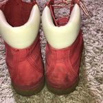 Timberland  PREMIUM 6-INCH WATERPROOF BOOTS red/white genuine leather size 8M​​ Photo 6