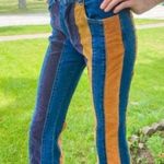 Chloé Cropped Corduroy-paneled High-rise Flare Jeans Photo 3