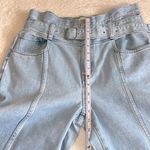 Madewell  Belted Wide-Leg Baggy Jeans Light Wash Size 31 NWT‎ Photo 5