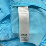 Chico's Chico’s Zenergy Robins Egg Blue Snap Front Hooded Windbreaker w Pockets Size 2/L Photo 9