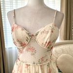 NEW City Studio Floral Dot Corset Maxi Gown in Light Yellow Size undefined Photo 3