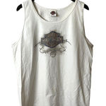 Harley Davidson Vintage Y2K  Chandler AZ Tank Top Womens White XL Extra Large USA Photo 0