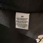 Emma & Michele  Black Floral Bell Sleeve Shift Dress Size 2X Photo 3