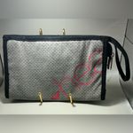 Roxy A Rare Vintage Plastic Coated Cosmetic Makeup Zip Bag Photo 1