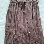 Merona Brown size L bathing suit cover / slip dress Photo 2