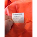 Lissa Mar Orange Cotton Blend Tunic Dress Bell Sleeves Made in USA (Approx S/M) Size M Photo 6