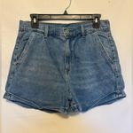 American Eagle  Mom Shorts Light Wash Size‎ 8 5319 Photo 0