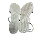 Eileen Fisher  Shea Metallic Leather Strappy Sneaker Sandals Women’s Size 8 Photo 7