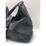 Furla  Black Leather Hobo Bag Shoulder Purse Italy Photo 3