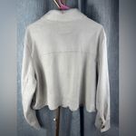 Banana Republic  Vegan Suede Cropped Jacket size XL NWT Color Selenite/cream Photo 10