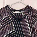 Habitat clothes to live in 3/4 sleeve asymmetric cowl neck tunic blouse medium Photo 4