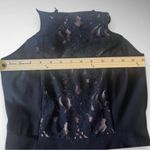 Material Girl  Women's Black Halter Jumpsuit With Lace Detail Large | EUC Photo 8