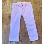 Lilly Pulitzer  pink low rise crop jeans size 6 Photo 1