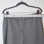 J.Jill  Black and White Check Ankle Pants Size 8 Photo 5