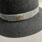 Goorin bros  Wool Cloche Hat Gray Ribbon Womens Wide Brim Classic Felt Size Large Photo 1