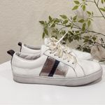 Kaanas White Lace Up Sneaker Size 6 Preowned Photo 5