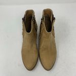 Musse & Cloud  Athya Tan Leather Western Bootie Ankle Boot US Womens Size 5 EU 36 Photo 2