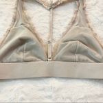 PINK - Victoria's Secret Victoria’s Secret PINK Sexy Nude Lace Wireless Bralette Triangle Bra Size Small Photo 4