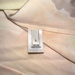 St. John  Silk Watercolor Floral Long Sleeve Faux Wrap Midi Dress 10 Photo 5