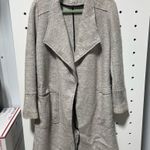 ZARA Trafaluc Light Gray Wool Blend Coat Size S Photo 0